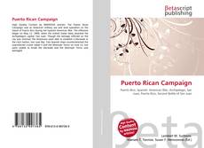Buchcover von Puerto Rican Campaign