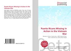 Buchcover von Puerto Ricans Missing in Action in the Vietnam War