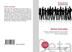 Copertina di Achim Schrader