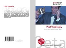 Buchcover von Pyotr Kozlovsky