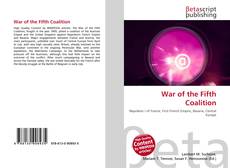 Capa do livro de War of the Fifth Coalition 