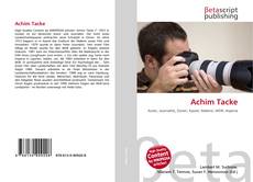 Capa do livro de Achim Tacke 