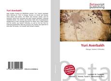 Capa do livro de Yuri Averbakh 