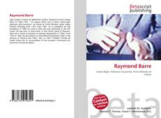 Buchcover von Raymond Barre