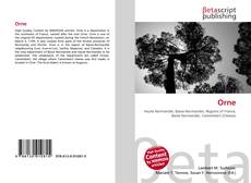 Capa do livro de Orne 