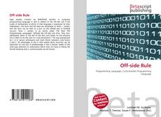 Capa do livro de Off-side Rule 