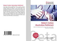 Capa do livro de Robert Cotton (Australian Politician) 