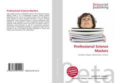 Capa do livro de Professional Science Masters 