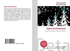 Capa do livro de Open Architecture 