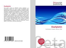 Capa do livro de Oxaliplatin 