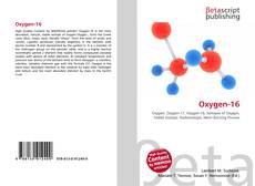 Oxygen-16的封面