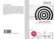Capa do livro de Sabin Berthelot 