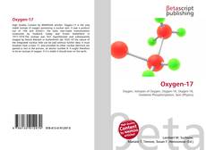 Buchcover von Oxygen-17