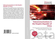 Buchcover von Telecommunications in the People's Republic of China