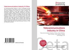 Buchcover von Telecommunications industry in China