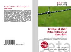 Timeline of Ulster Defence Regiment Operations kitap kapağı