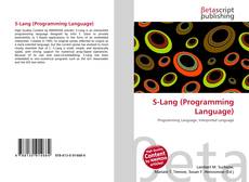 Buchcover von S-Lang (Programming Language)