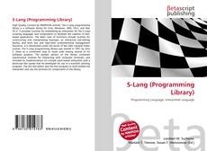 Buchcover von S-Lang (Programming Library)