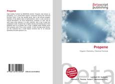 Buchcover von Propene