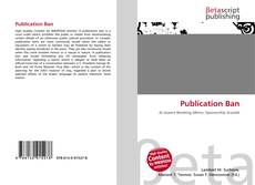 Copertina di Publication Ban