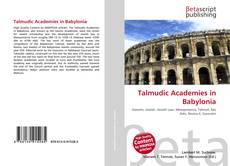 Copertina di Talmudic Academies in Babylonia
