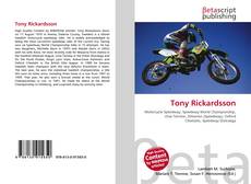 Portada del libro de Tony Rickardsson