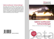 Portada del libro de Sabine Leutheusser- Schnarrenberger