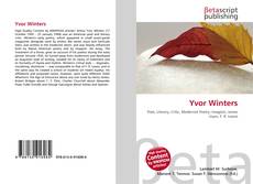 Portada del libro de Yvor Winters
