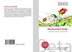 Buchcover von Rhodium(III) Oxide