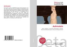 Buchcover von Achinstein
