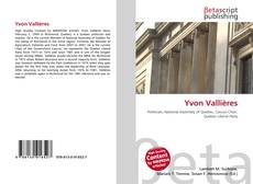 Buchcover von Yvon Vallières
