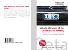 Copertina di Vehicle Markings of the United States Military