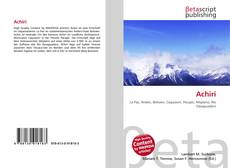 Portada del libro de Achiri