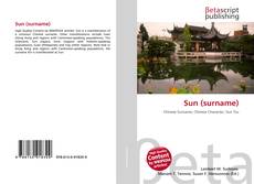 Buchcover von Sun (surname)