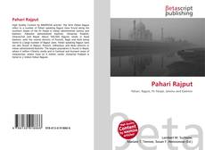 Capa do livro de Pahari Rajput 
