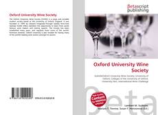 Oxford University Wine Society的封面