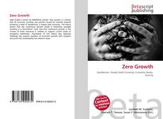 Bookcover of Zero Growth