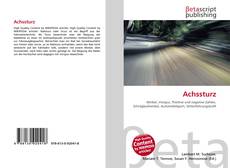 Bookcover of Achssturz