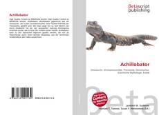 Capa do livro de Achillobator 