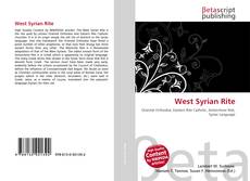 Portada del libro de West Syrian Rite