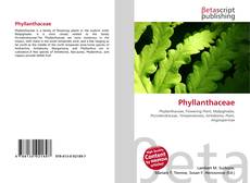 Capa do livro de Phyllanthaceae 