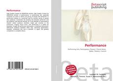 Bookcover of Performance
