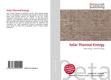 Portada del libro de Solar Thermal Energy