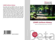 Portada del libro de USNPS Uniform History