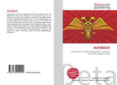 Buchcover von Achtblatt