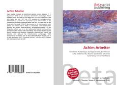 Обложка Achim Arbeiter