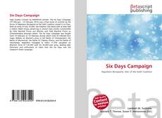 Capa do livro de Six Days Campaign 