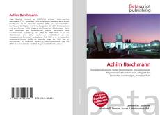 Buchcover von Achim Barchmann