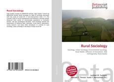 Bookcover of Rural Sociology