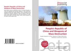 Portada del libro de People's Republic of China and Weapons of Mass Destruction